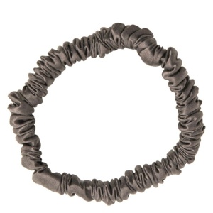 ByBarb Silk Hair Tie Thin Dark gray produktbilde