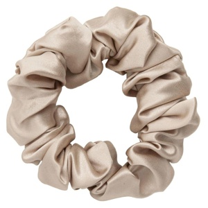 ByBarb Silk Scrunchie Beige produktbilde