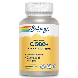 Solaray C-Vitamin 500+ 180 stk produktbillede