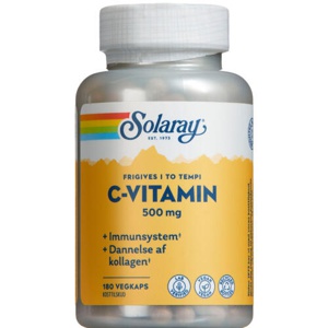 C-vitamin 500 mg. 180 kapsler produktbillede