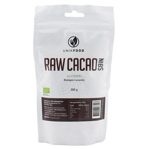 Cacao nibs grofthakkede Øko. - 200 gram produktbillede
