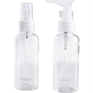 Cailap Reseförpackning Spray- och Pumpflaska 65 ml 2 st produkt bild