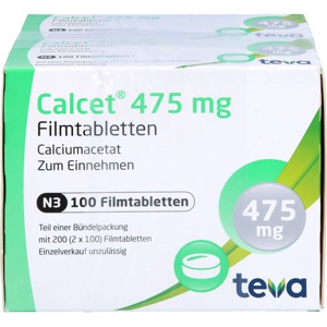 CALCET 475 mg Filmtabletten Produktbild