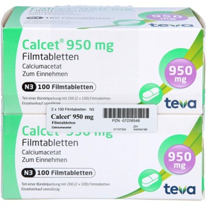 CALCET 950 mg Filmtabletten Produktbild