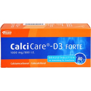 CALCICARE D3 forte Brausetabletten Produktbild