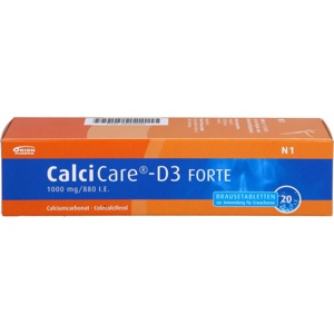 CALCICARE-D3-forte-Brausetabletten Produktbild