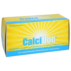 CalciDoc 120 St Kautabletten Produktbild