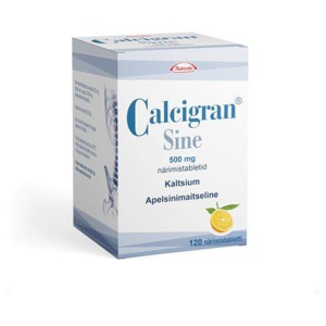 Calcigran sine närimistbl. 1250mg n120 toote pilt