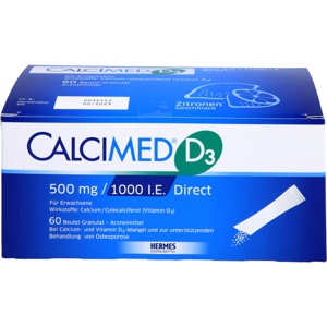 CALCIMED D3 500 mg/1000 I.E. Direct Granulat Produktbild