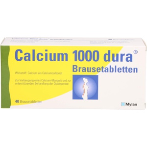 CALCIUM-1000-dura-Brausetabletten Produktbild