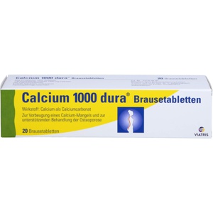 CALCIUM 1000 dura Brausetabletten Produktbild