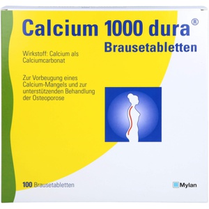 CALCIUM 1000 dura Brausetabletten Produktbild