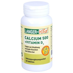 CALCIUM 500 mg+D3 10 μg Tabletten Produktbild