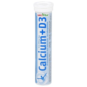 CALCIUM 600 mg+Vitamin D3 5 μg AmosVital Br.-Tabl. Produktbild