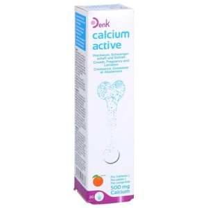 CALCIUM ACTIVE Denk 500 mg Brausetabletten Produktbild