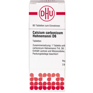 CALCIUM CARBONICUM Hahnemanni D 6 Tabletten Produktbild