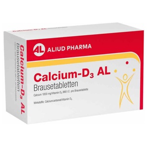 Calcium D3 AL Brausetabletten, 120 St Brausetabletten Produktbild