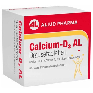 Calcium D3 AL Brausetabletten, 50 St Brausetabletten Produktbild