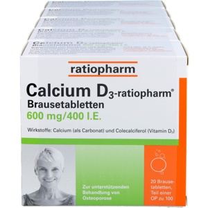 CALCIUM D3-ratiopharm Brausetabletten Produktbild