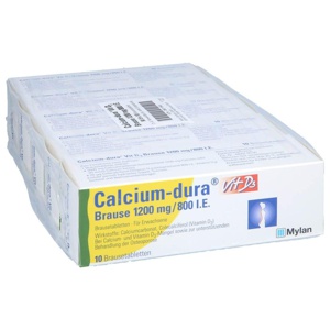 CALCIUM DURA Vit D3 Brause 1200 mg/800 I.E. Produktbild