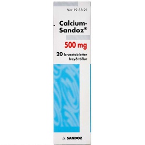 Calcium-Sandoz produktbillede