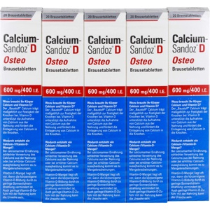 CALCIUM SANDOZ D Osteo Brausetabletten Produktbild