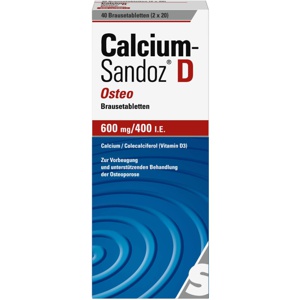 CALCIUM SANDOZ D Osteo Brausetabletten Produktbild