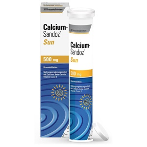 Calcium-Sandoz Sun Brausetabletten, 20 St Produktbild