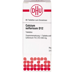 CALCIUM SULFURICUM D 12 Tabletten Produktbild