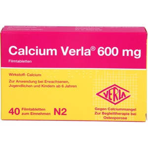 CALCIUM VERLA 600 mg Filmtabletten Produktbild