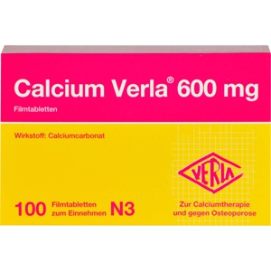 CALCIUM VERLA 600 mg Filmtabletten Produktbild