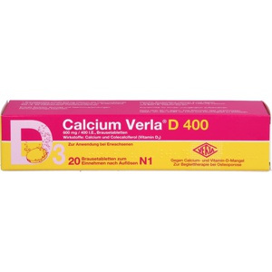 CALCIUM VERLA D 400 Brausetabletten Produktbild