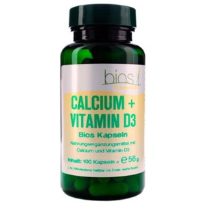 Calcium + Vitamin D3 Bios Kapseln, 100 St Kapseln Produktbild