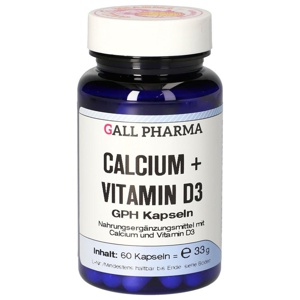 Calcium + Vitamin D3 GPH Kapseln, 60 St Kapseln Produktbild