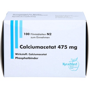 CALCIUMACETAT 475 mg Filmtabletten Produktbild