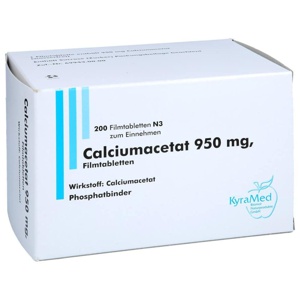 CALCIUMACETAT 950 mg Filmtabletten Produktbild