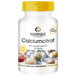 Calciumcitrat 90 St Tabletten Produktbild