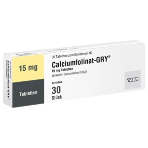 CALCIUMFOLINAT GRY 15 Tabletten Produktbild