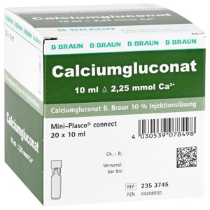 CALCIUMGLUCONAT 10% MPC Injektionslösung Produktbild