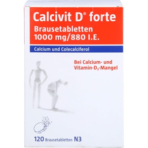 Calcivit D forte Brausetabletten, 120 St Brausetabletten Produktbild