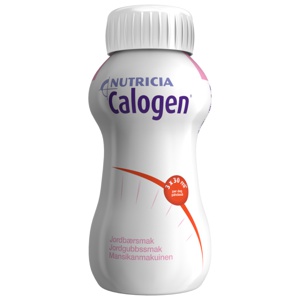 Calogen fettemulsjon jordbær 4x200 ml produktbilde