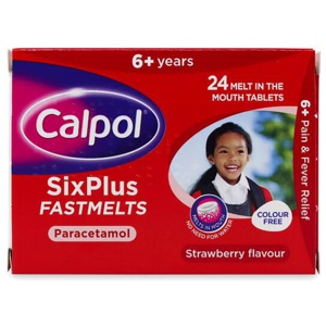 Calpol SixPlus Fastmelts Paracetamol product image