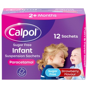 Calpol Sugar Free Suspension 2+ 5ml Sachets product image
