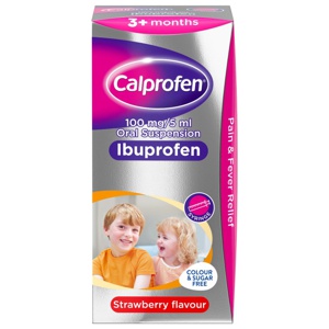 Calprofen Ibuprofen Oral Suspension 100ml product image
