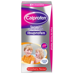 Calprofen Ibuprofen Suspension 3+ Months 200ml product image