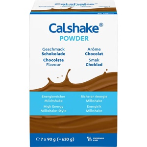 Calshake pulver sjokoladesmak 7x90 g produktbilde