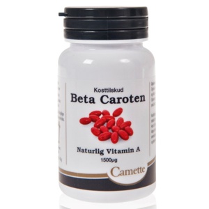 Camette Beta Carotene - 100 kap. produktbillede