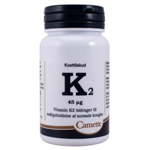 K2 Vitamin 45 mcg. - 180 tabletter produktbillede