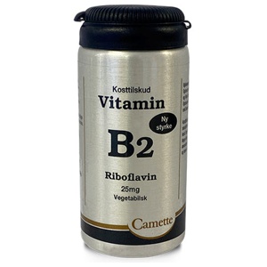 Vitamin B2 Camette - 90 tabl. produktbillede