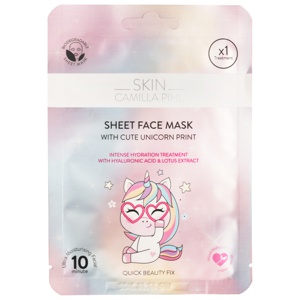 Camilla Pihl Cosmetics Skin Beauty Moisture Boost Unicorn Sheetmask 23 g produktbilde